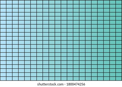 Blue and green tile background. Vector background.