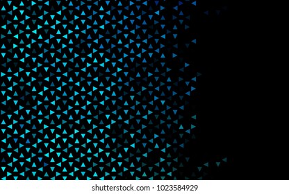 Blue, Green vector geometric simple minimalistic background, which consist of triangles on white background. Triangular pattern with gradient for your business design. 