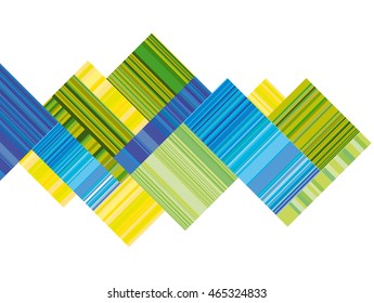 blue and green vector header with colorful stripe. line stripe style color design. pattern wallpaper. geometric background