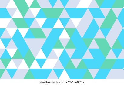 blue and green vector illustrator geometric pattern design template.