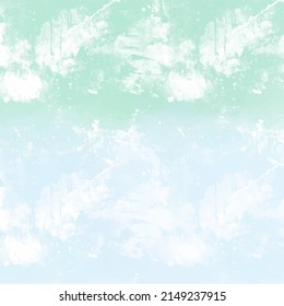 Blue and green watercolor background for your design, watercolor background concept, vector.