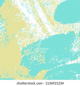 A blue and green watercolor splash ,design.