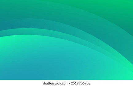 Blue and green wave background. Eps10 vector