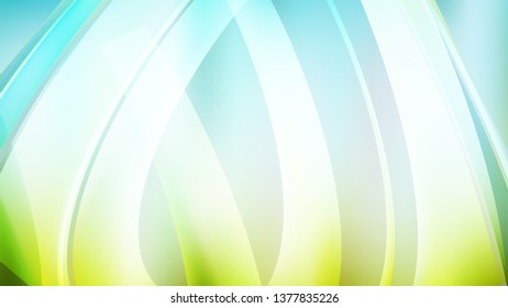 Blue Green and White Background Vector Image