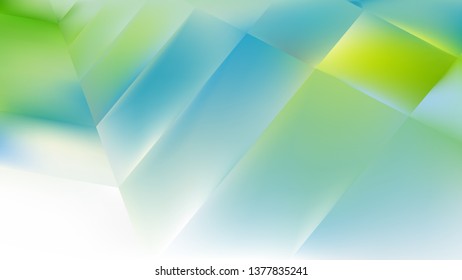 Blue Green and White Background Vector Image