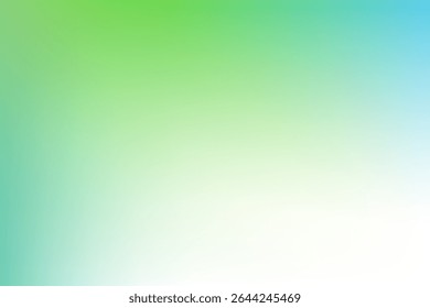 Blue green white gradient background