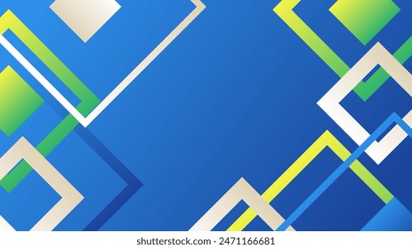 Blue green and white vector abstract gradient shapes abstract background