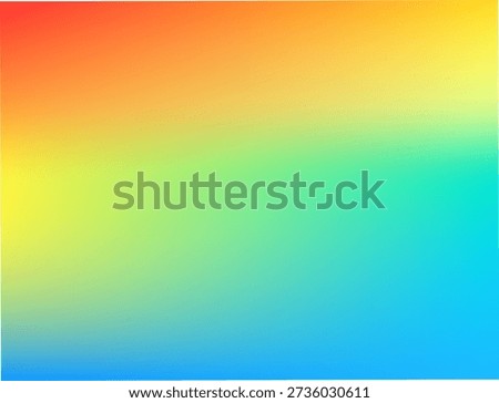 Blue green yellow and red gradient background with smooth multicolor transition, vibrant abstract design perfect for banners, posters, websites, and creative layouts.
