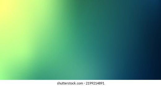 Blue, Green, Yellow Wallpaper, Background, Flyer or Cover Design for Your Business with Abstract Blurred Texture - Applicable for Reports, Presentations, Placards, Posters - Trendy Vector Template