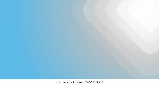 Formas geométricas 3D azules y grises - Plantilla de diseño de fondo abstracto, vector aplicable a la web o la tecnología, base para presentaciones, afiches, carteles, portadas o folletos - incluye espacio de copia