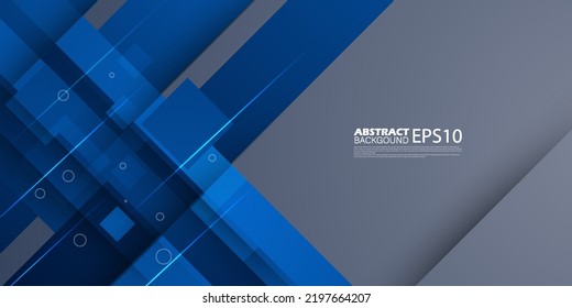 Brillo de geometría de fondo abstracto azul y gris y elemento de capa.creativo para el diseño de presentación. Demanda para negocios, corporaciones, instituciones, fiestas, fiestas, seminarios y anuncios. Vector Eps10