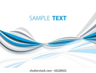 Blue and grey abstract background. Vector