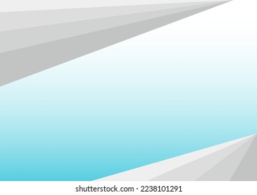 blauer, grauer abstrakter Kurvenverlauf-Hintergrund mit Kopienraum, abstrakter Wave-Hintergrund. Für Design Flyer, Banner, Landing Page. Vektorgrafik mit Farbverlauf-Farbverlauf