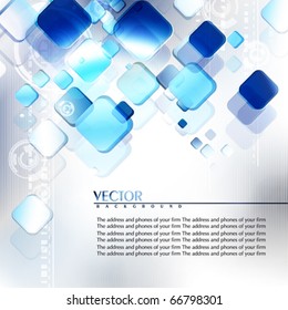 Blue and grey abstract digital background. Vector