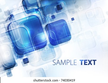 Blue and grey abstract digital background. Vector