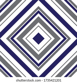 Blue, grey Argyle diagonal striped seamless pattern background suitable for fashion textiles, graphics