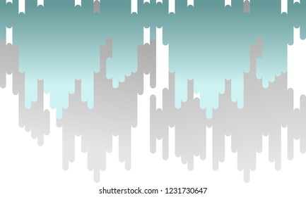 Blue and grey background with halftone transition. Rounded lines pattern.