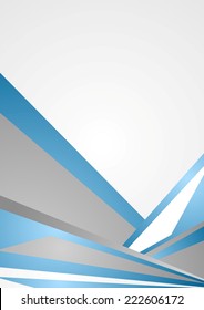 Blue and grey corporate background. Vector design