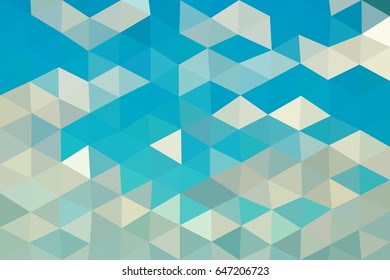 Blue grey low polygonal background vector 