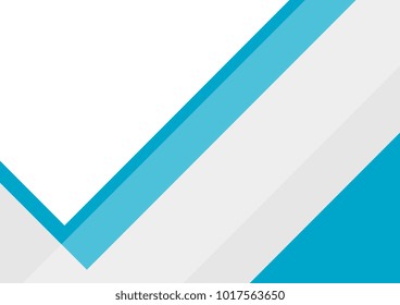 Blauer grauer minimaler geometrischer abstrakter Hintergrund. Vektordesign