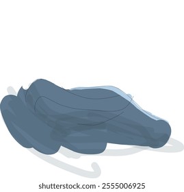 Blue grey ocean sea beautiful