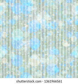 Blue and grey soft seamless texture from vertical stripes and circles. Abstract vector background for web page, banners backdrop, fabric, home decor, wrapping