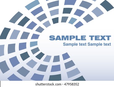 Blue and grey template. Vector