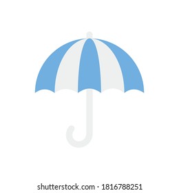 Blue grey umbrella icon design