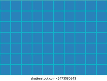 Blue grid background with light blue stroke
