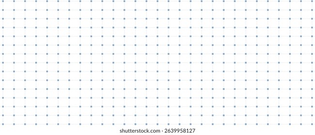 A blue grid background material with dashed lines, like graph paper. vector eps 10