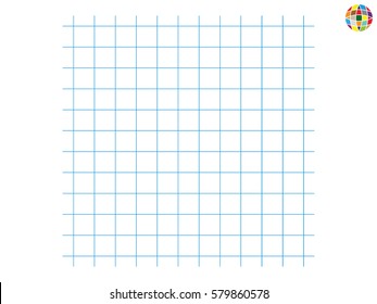 blue grid, icon, vector illustration eps10