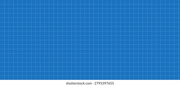 Blue grid millimetr graph paper images. Square sheets for notebook drawings, editable paper texture for technical drawings, planners, templates, and minimalist vector designs