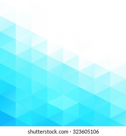 Blue Grid Mosaic Background Stock Vector (Royalty Free) 323605106 ...