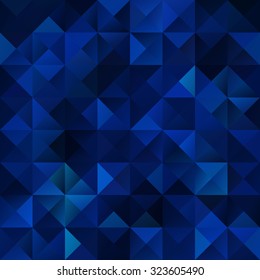 Blue Grid Mosaic Background