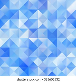 Blue Grid Mosaic Background