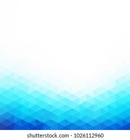Blue Grid Mosaic Background, Creative Design Templates