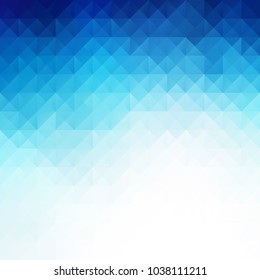 Blue Grid Mosaic Background, Creative Design Templates