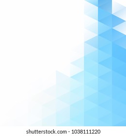 Blue Grid Mosaic Background, Creative Design Templates