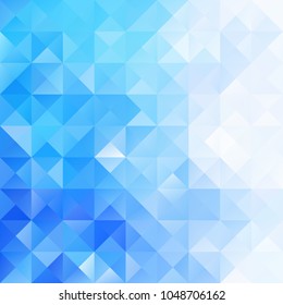 Blue Grid Mosaic Background, Creative Design Templates