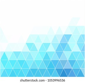 Blue Grid Mosaic Background, Creative Design Templates