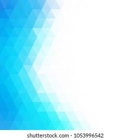 Blue Grid Mosaic Background, Creative Design Templates
