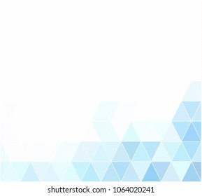 Blue Grid Mosaic Background, Creative Design Templates