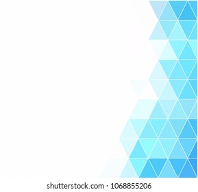 Blue Grid Mosaic Background, Creative Design Templates
