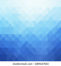 Blue Grid Mosaic Background, Creative Design Templates