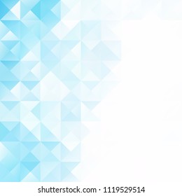 Blue Grid Mosaic Background, Creative Design Templates