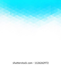 Blue Grid Mosaic Background, Creative Design Templates