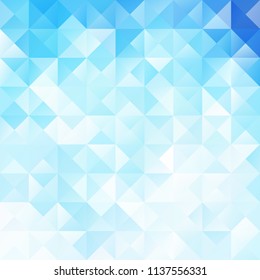 Blue Grid Mosaic Background, Creative Design Templates
