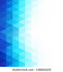 Blue Grid Mosaic Background, Creative Design Templates