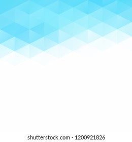 Blue Grid Mosaic Background, Creative Design Templates