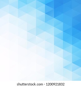 Blue Grid Mosaic Background, Creative Design Templates